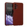Hubrendy Bez Samsung Galaxy A23 4G Kılıf First Silikon - Bordo
