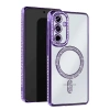 Hubrendy Bez Samsung Galaxy A26 Joke Simli Magneticsafe Kılıf - Derin Mor