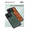 Hubrendy Bez Samsung Galaxy A26 Kılıf Aras Deri Kapak - Bordo