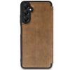 Hubrendy Bez Samsung Galaxy A35 5G Kılıf Flip Cover - Taba