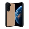 Hubrendy Bez Samsung Galaxy A36 Kılıf Aras Deri Kapak - Pudra