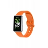 Hubrendy Bez Samsung Galaxy Fit 3 Klasik Kordon - Turuncu