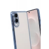 Hubrendy Bez Samsung Galaxy S25 Edge Lensli Silikon - Açık Mavi