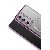 Hubrendy Bez Samsung Galaxy S26 Plus Joke Simli Magneticsafe Kılıf - Derin Mor