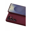 Hubrendy Bez Samsung Galaxy S26 Ultra First Silikon - Bordo
