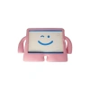 Hubrendy Bez Samsung Galaxy Tab A9 Plus Kılıf Karakter Tablet Silikon - Açık Pembe