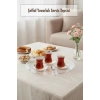 Hubrendy Bez Şeffaf Yuvarlak Servis Tepsisi 33 cm