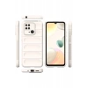 Hubrendy Bez Xiaomi Redmi 10C Kılıf Optimum Silikon - Krem