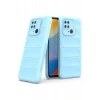 Hubrendy Bez Xiaomi Redmi 10C Kılıf Optimum Silikon - Sky Blue