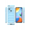 Hubrendy Bez Xiaomi Redmi 10C Kılıf Optimum Silikon - Sky Blue