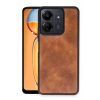 Hubrendy Bez Xiaomi Redmi 13C Kılıf Aras Deri Kapak - Taba