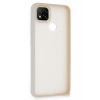 Hubrendy Bez Xiaomi Redmi 9C Kılıf Elegant Kapak - Pudra