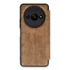 Hubrendy Bez Xiaomi Redmi A3 4G Kılıf Flip Cover - Taba