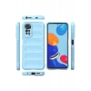 Hubrendy Bez Xiaomi Redmi Note 11 Kılıf Optimum Silikon - Sky Blue