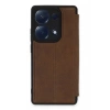 Hubrendy Bez Xiaomi Redmi Note 13 Pro 4G Kılıf Flip Cover - Taba