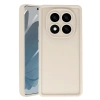 Hubrendy Bez Xiaomi Redmi Note 14 Pro 5G Kılıf Viera Silikon - Krem