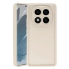Hubrendy Bez Xiaomi Redmi Note 14 Pro 5G Kılıf Viera Silikon - Krem