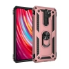 Hubrendy Bez Xiaomi Redmi Note 8 Pro Kılıf Sofya Yüzüklü Silikon Kapak - Rose