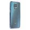 Hubrendy Bez Xiaomi Redmi Note 9 Pro Kılıf Lensli Silikon - Açık Mavi