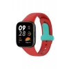 Hubrendy Bez Xiaomi Redmi Watch 3 Origin Silikon Kordon - Kırmızı
