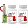 Hubrendy Bez Cardiamin Forte: 2 Adet Multivitaminli OMEGA3LÜ 60 Soft Jel Kapsüllü Formül + 30 ml Çörek Otu Masaj Yağı