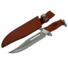 Hubrendy ÇER 111 Rambo Bıçağı 32 Cm - Ahşap Metal Saplı, Perçinli