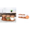 Hubrendy ÇER Bronz Baharat Seti Lüx 3lü Set