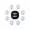Hubrendy ÇER Çift Usb Girişli 2.1 Amp Araç Çakmak Soketi
