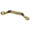 Hubrendy ÇER Dekoratif Zamak Kulp Dıştan - 64mm, Sarı, 1 Adet