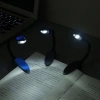 Hubrendy ÇER Kitap Okuma Işığı Led Booklight Kıskaçlı Pilli Model Led Işık