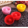 Hubrendy ÇER Muffin Kek Kalıbı Silikon 6 Adet