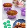 Hubrendy ÇER Muffin Kek Kalıbı Silikon 6 Adet