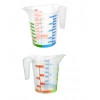 Hubrendy ÇER Ölçü Kabı Dereceli Renkli 1000 Ml + 300 Ml Set
