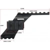 Hubrendy ÇER Polimer Naylon Fener Lazer Üst Ray 22mm