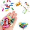 Hubrendy Emin 100lü Renkli Ahşap Mandal Seti 2.5 cm