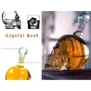 Hubrendy Emin Crystal Head Kuru Kafa Cam Şişe 350 ml