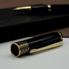 Hubrendy Emin  Gold İşlemeli Siyah Metal Roller Kalem