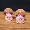 Hubrendy Emin Mini Işıklı Flamingo Kar Küresi