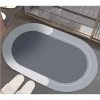 Hubrendy Emin Oval Süper Emici Banyo Paspası