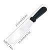 Hubrendy Emin Paslanmaz Çelik L Tipi Pastacı Spatulası