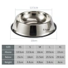 Hubrendy Emin Paslanmaz Çelik Metal Mama Kabı 22 cm.