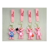 Hubrendy Emin Pembe Panter Silikon Anahtarlık