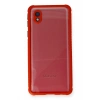 Hubrendy Bez Samsung Galaxy A01 Core Kılıf Miami Şeffaf Silikon - Kırmızı