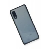 Hubrendy Bez Samsung Galaxy A02 Kılıf Miami Şeffaf Silikon - Lacivert