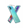 Hubrendy Bez Samsung Galaxy A03S Kılıf Lüx Şeffaf Silikon