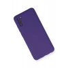Hubrendy Bez Samsung Galaxy A03S Kılıf Nano içi Kadife Silikon - Mor