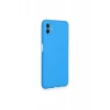 Hubrendy Bez Samsung Galaxy A04 Kılıf Nano içi Kadife Silikon - Mavi