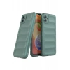 Hubrendy Bez Samsung Galaxy A05 Kılıf Optimum Silikon - Koyu Yeşil