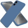 Hubrendy Bez Samsung Galaxy A06 Kılıf First Silikon - Mavi