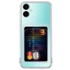 Hubrendy Bez Samsung Galaxy A06 Kılıf Kart Şeffaf Silikon - Şeffaf